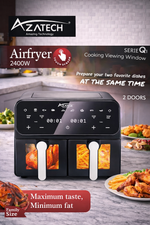 Airfryer Double Compartiment AZATECH – 2400W | Série Q1