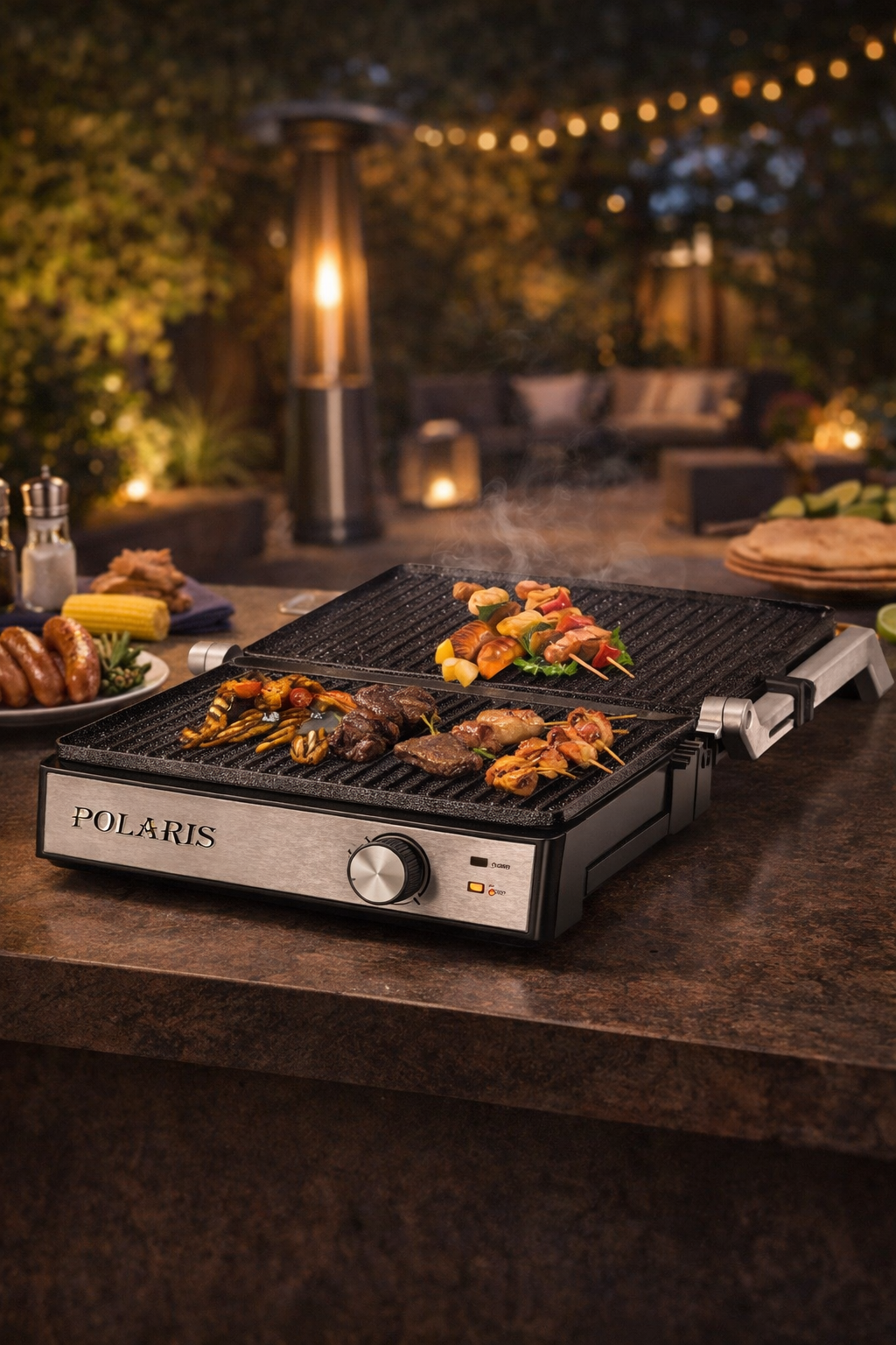 Grill Électrique Polaris – 2000W | Puissant & Polyvalent