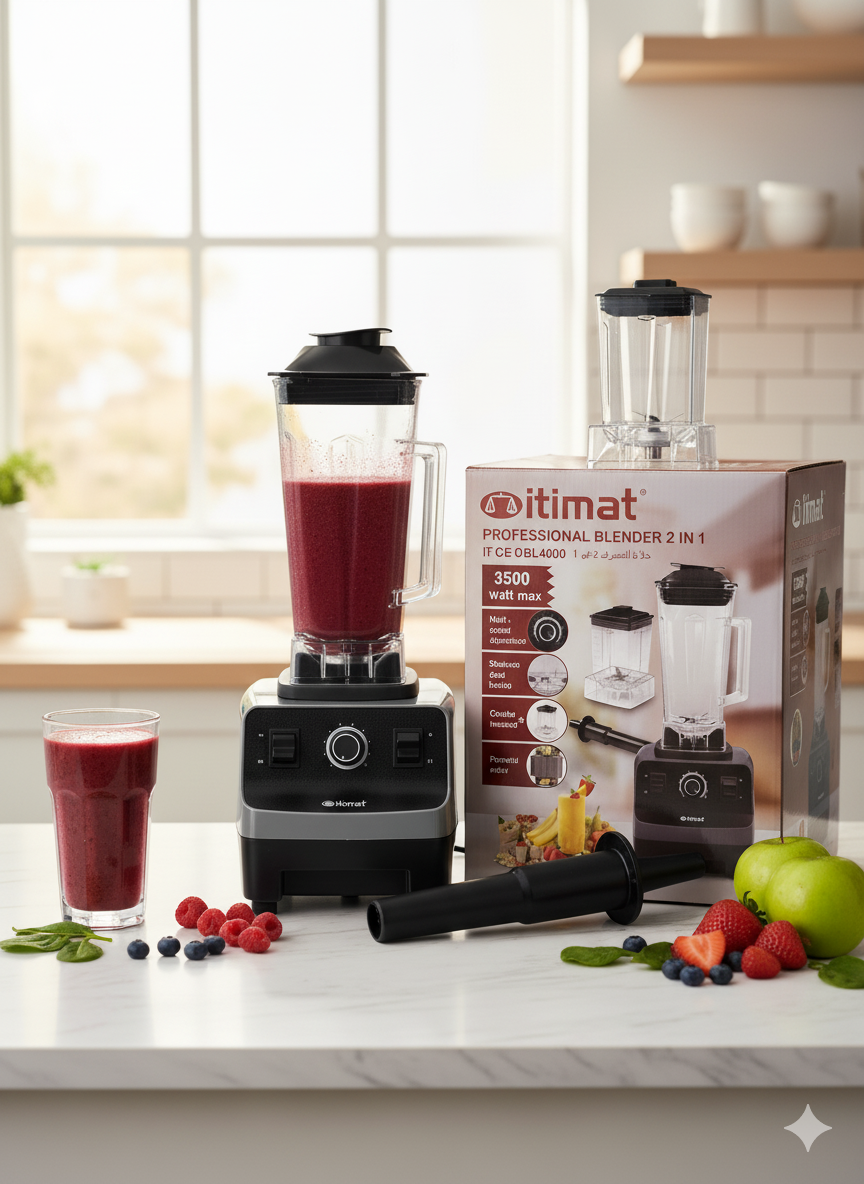 Pack ramadan ITIMAT / BLENDER PROFESSIONNEL , HACHOIRE PROFFESSIONNEL, PRESSE AGRUME + BATTEUR CADEAUX